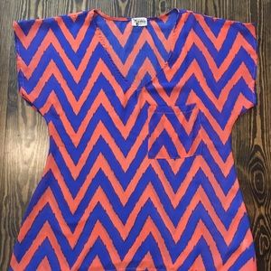 Show Me Your Mumu Chevron Top